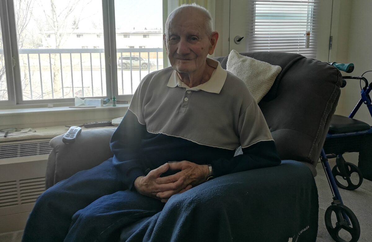 Retired Vantage farmer and Moose Jaw resident Albert Kuntz celebrates 100 years