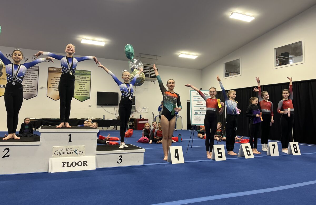 Results are in for Gymtastik’s first competition of the year in Humboldt