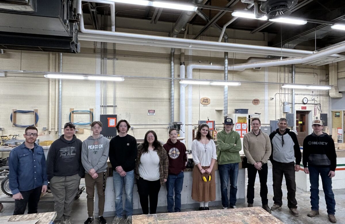 Carpenter’s union donates material to help Peacock’s shop students expand options