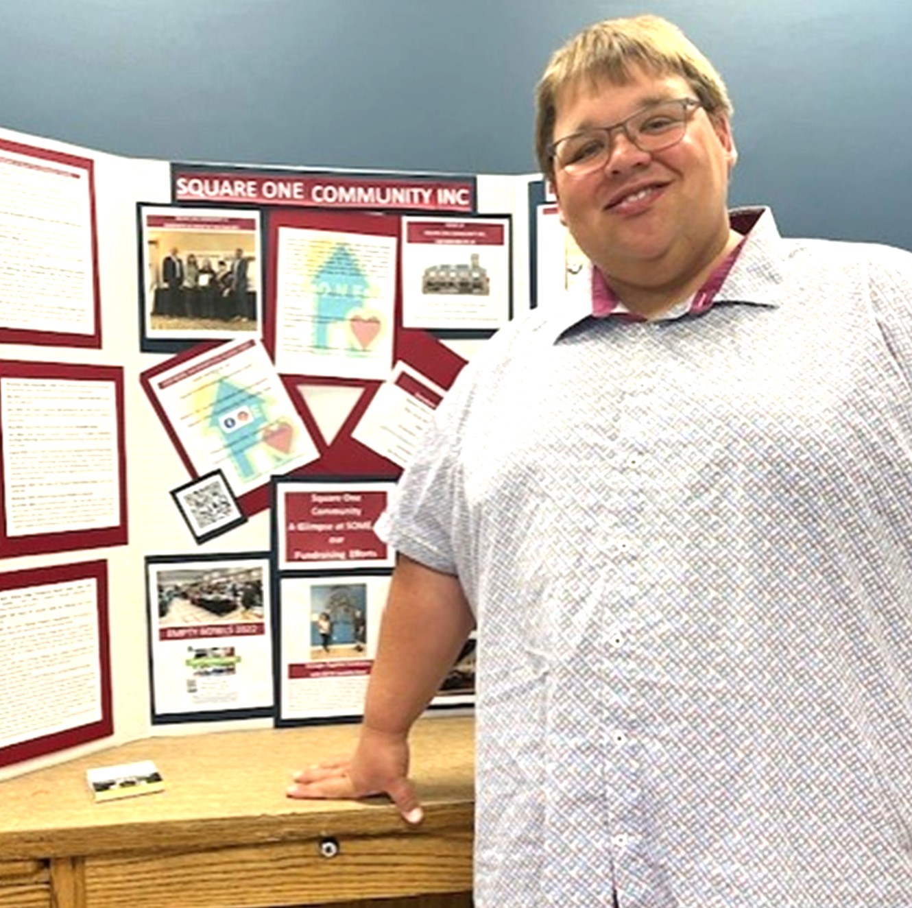 Square One Community Inc. welcomes new special projects co-ordinator, Max Eckstein