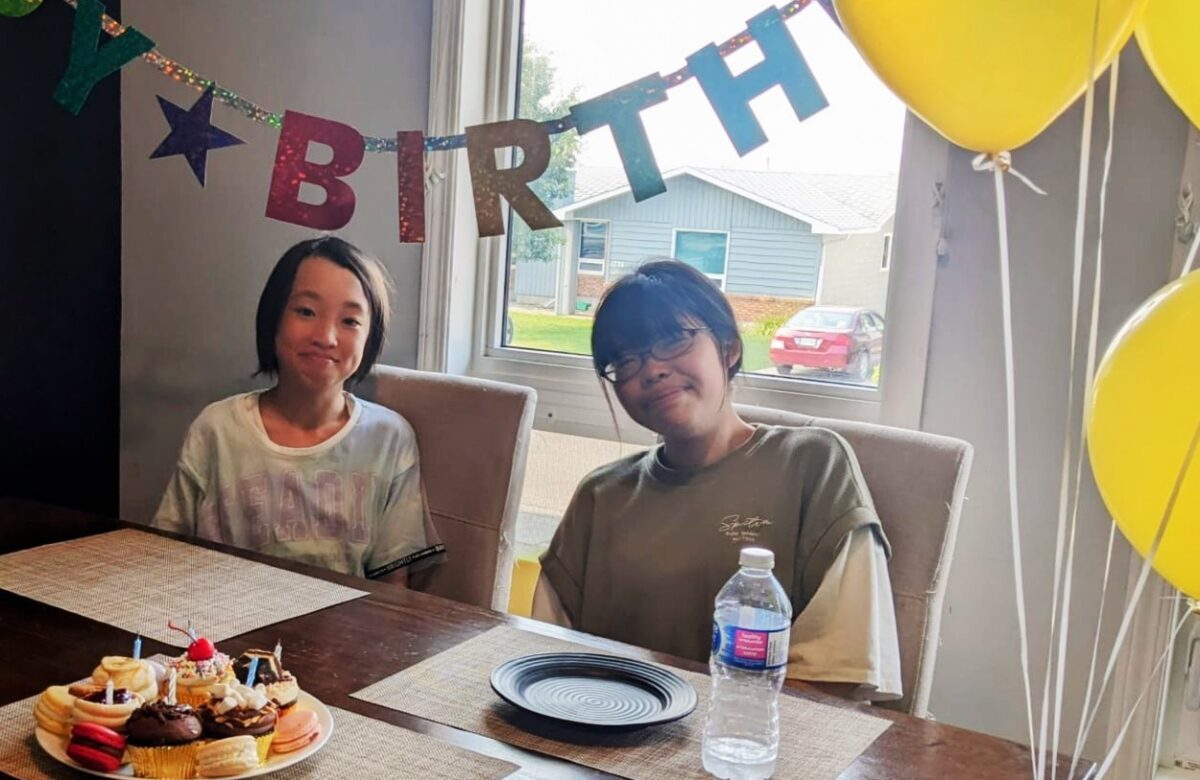 Japanese student Mahiro Ebina celebrates her 17th birthday in Moose Jaw