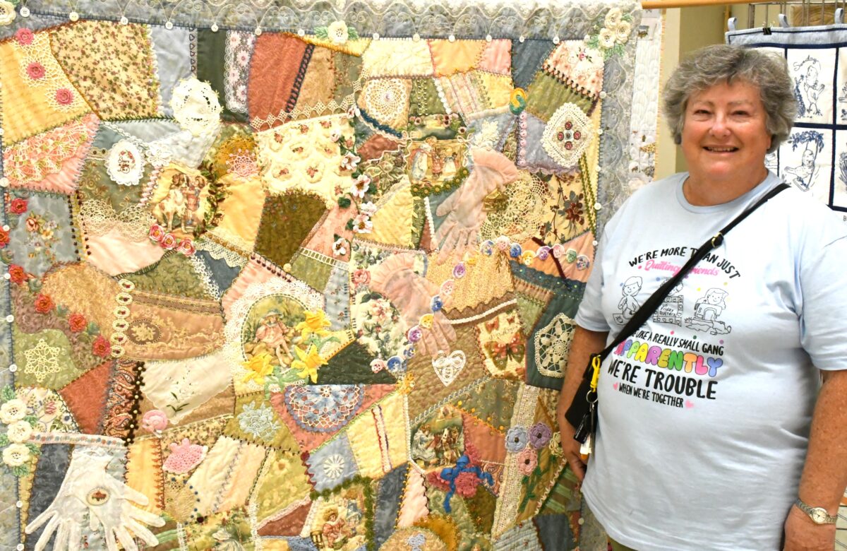 A patchwork of memories: One local quilter’s crazy quilt offers something to remember grandma by