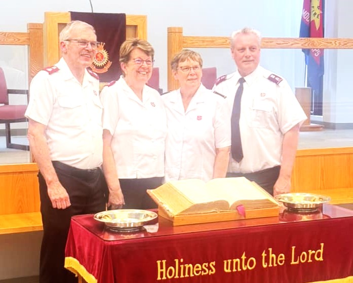 Salvation Army welcomes new corps officers in Moose Jaw