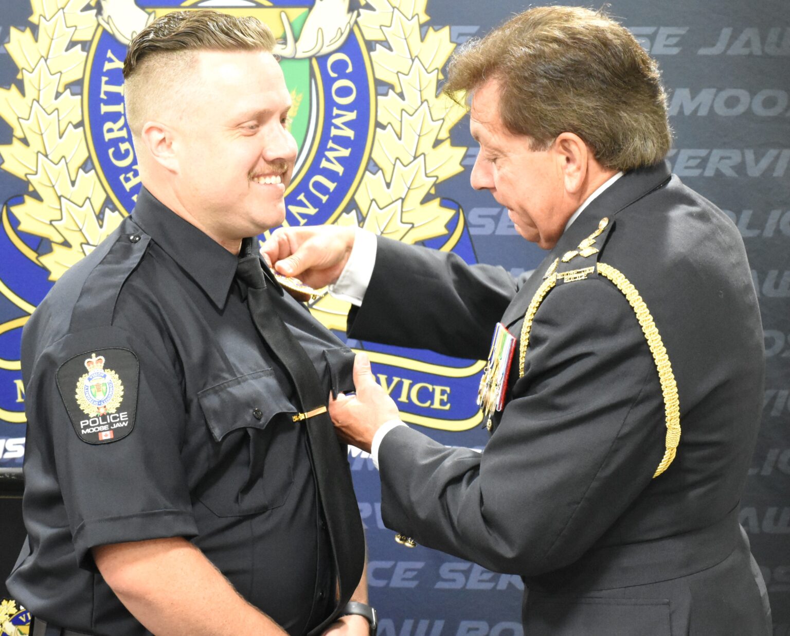Two new officers serve with the Moose Jaw Police Service
