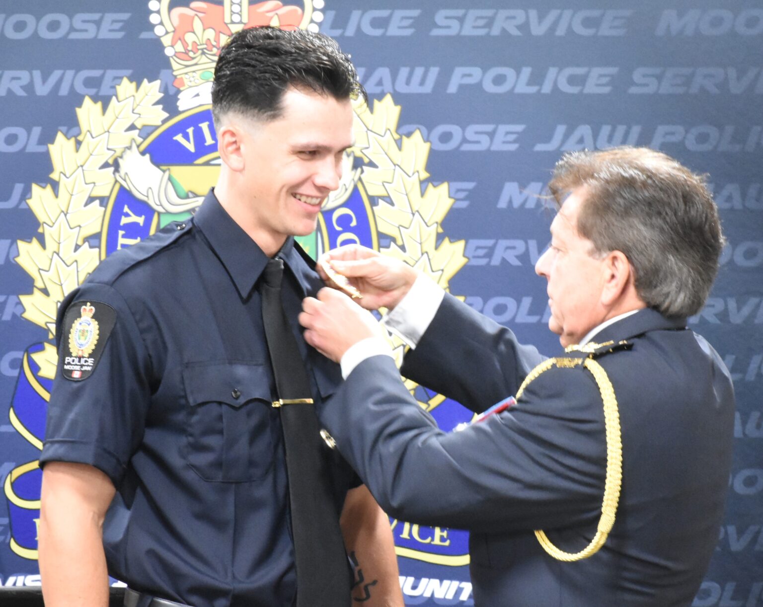 Two new officers serve with the Moose Jaw Police Service