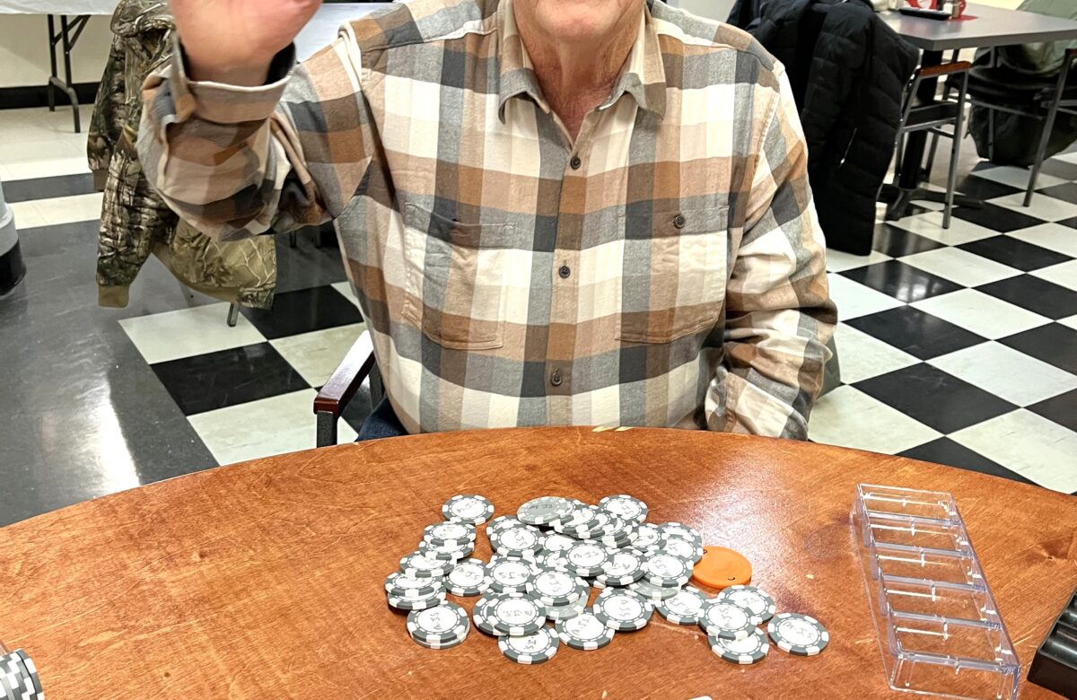 The king of cards: Resident Dean Holbrook scores poker’s rarest hand