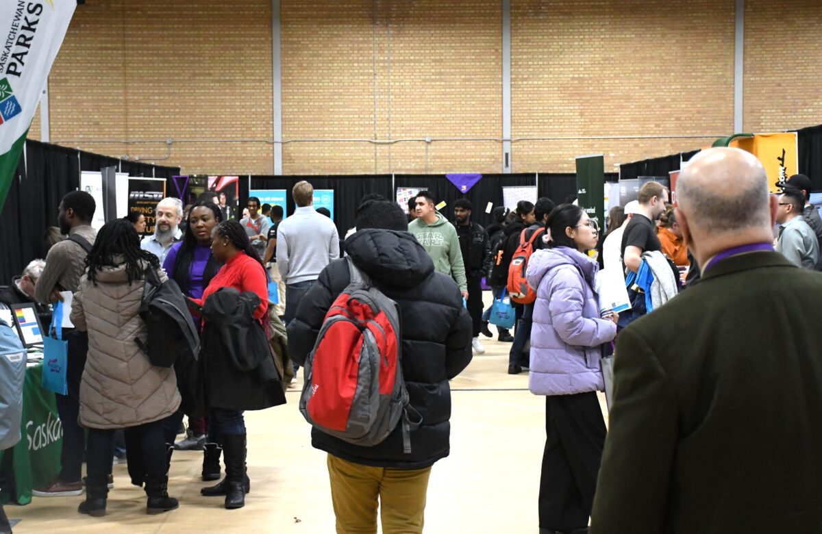 Sask. Polytech students meet potential employers during annual career fair