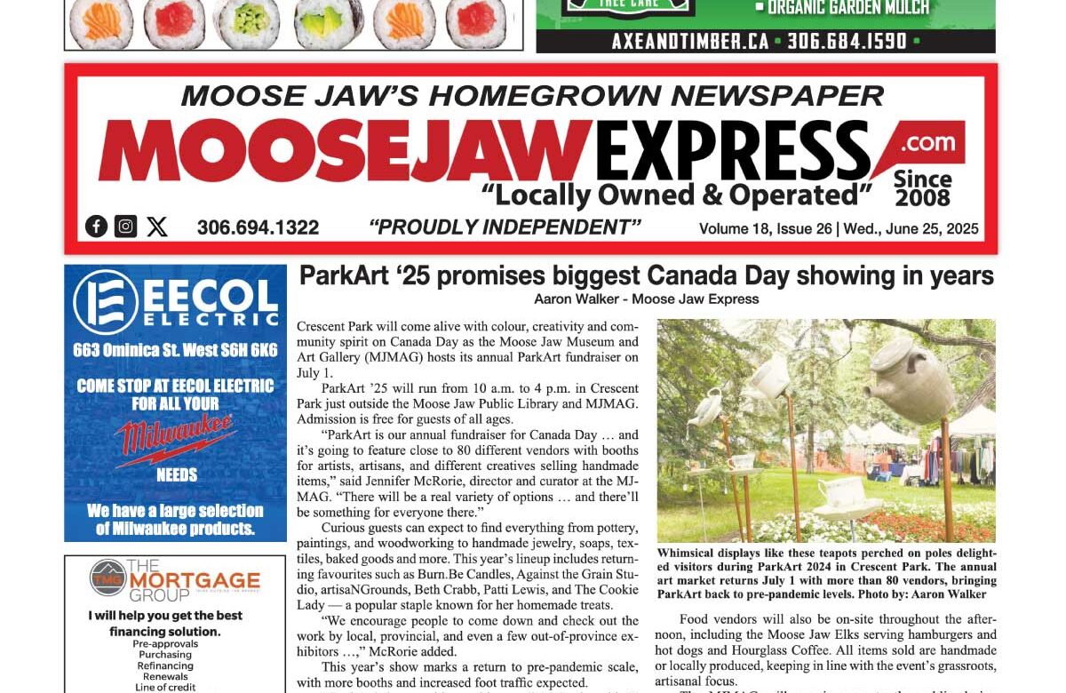 June 25 2025 – Moose Jaw’s Homegrown Newspaper