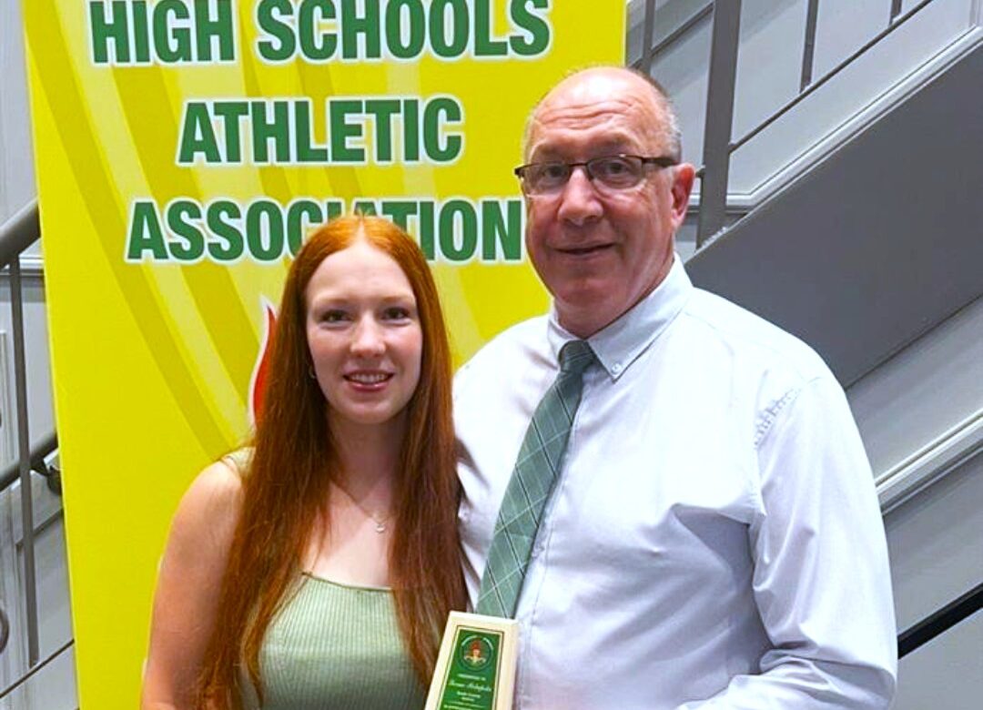 Polupski receives SHSAA Service Award for dedication to high school athletics