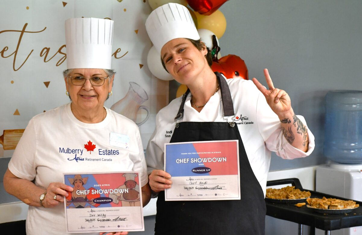 Mom’s recipe wins the day in sweet showdown at Atria Mulberry Estates