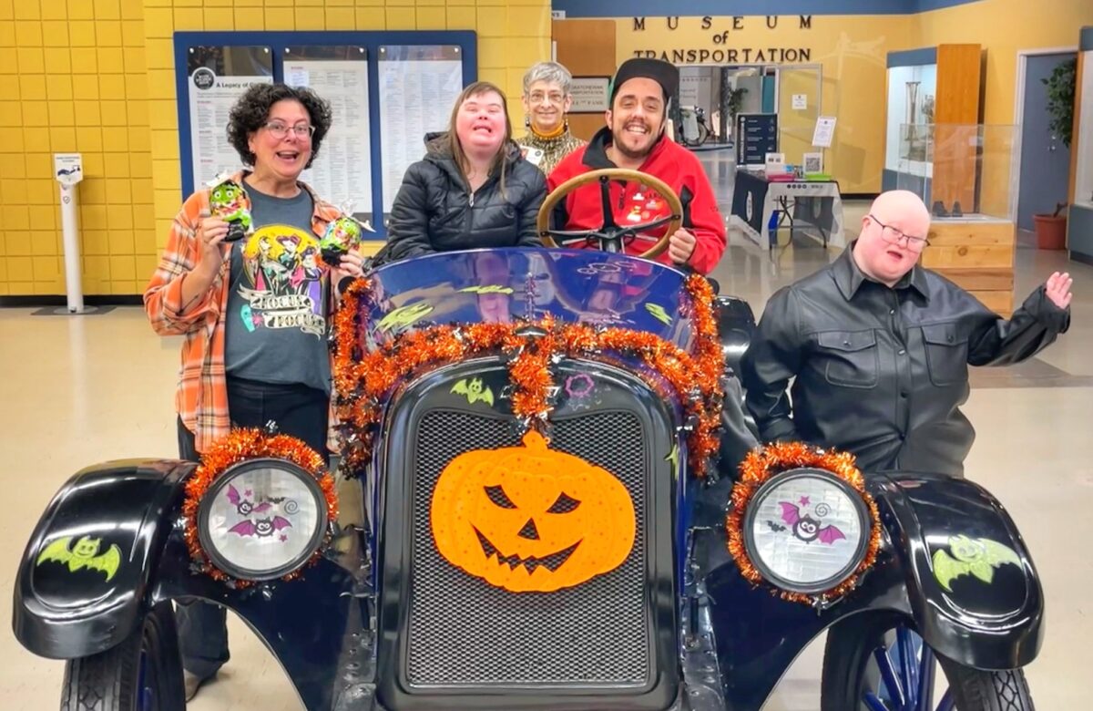 Families for Change delivers sweet Halloween surprises to local businesses