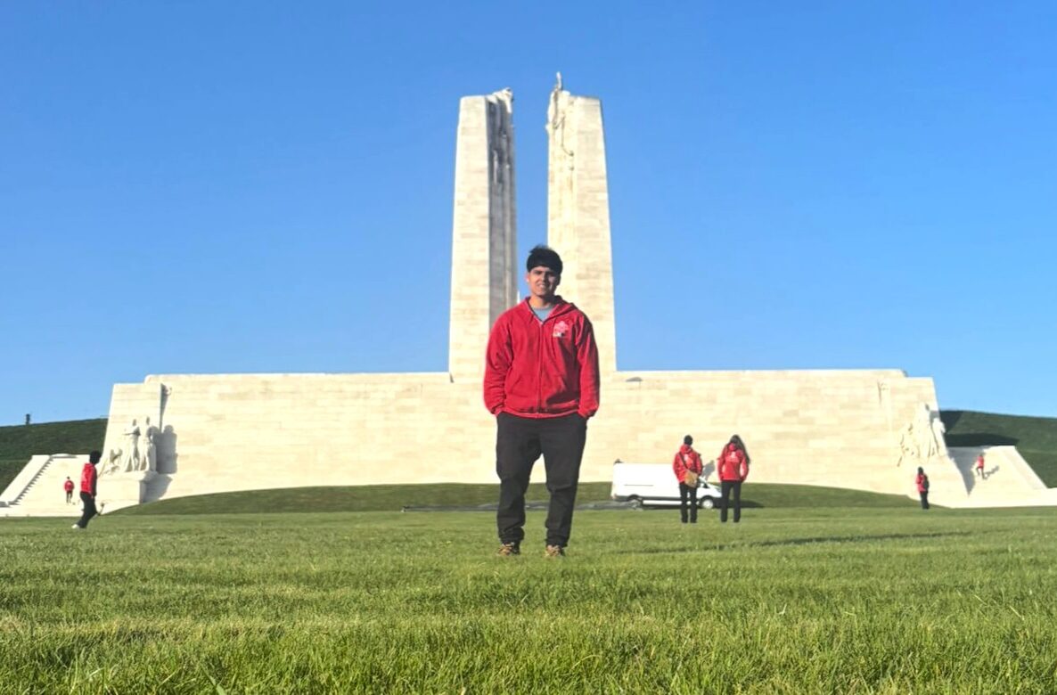 Local army cadet walks the battlefields that shaped Canada’s identity